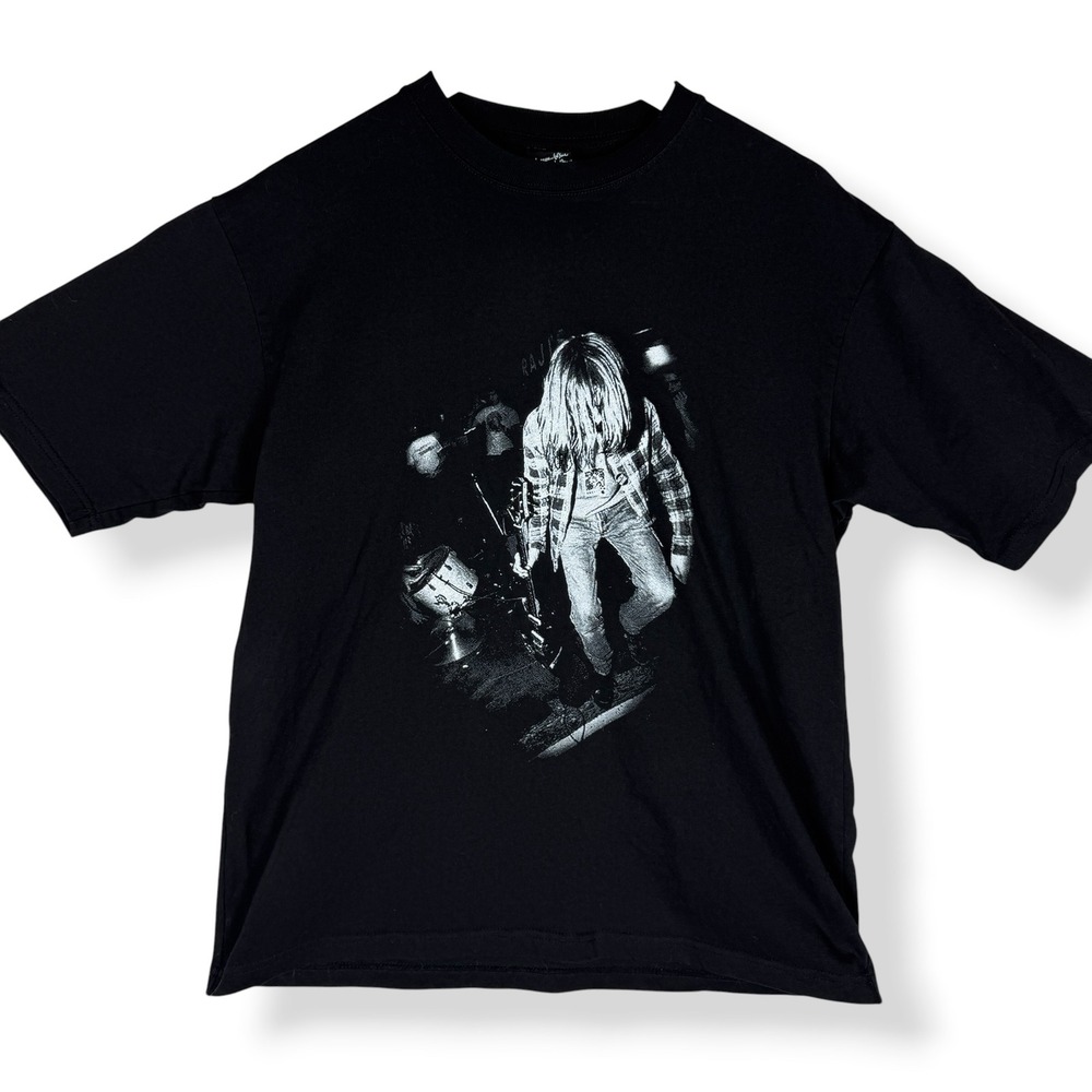 Number Nine Takahiro Miyashita Kurt Cobain Charles Peterson T Shirt Size 2 (S)